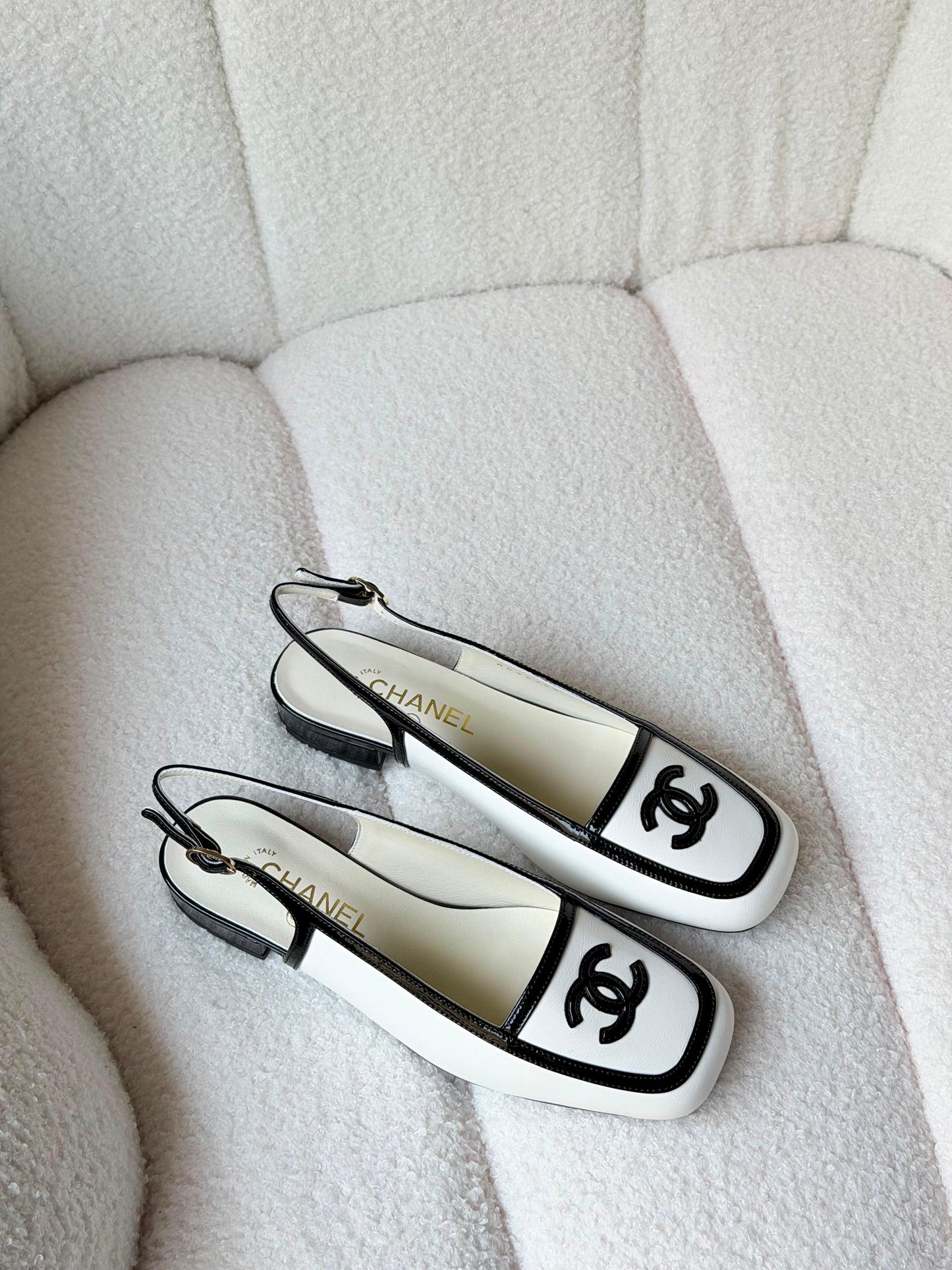 Chanel Slingback Pumps Calfskin Shoe|Master Brand