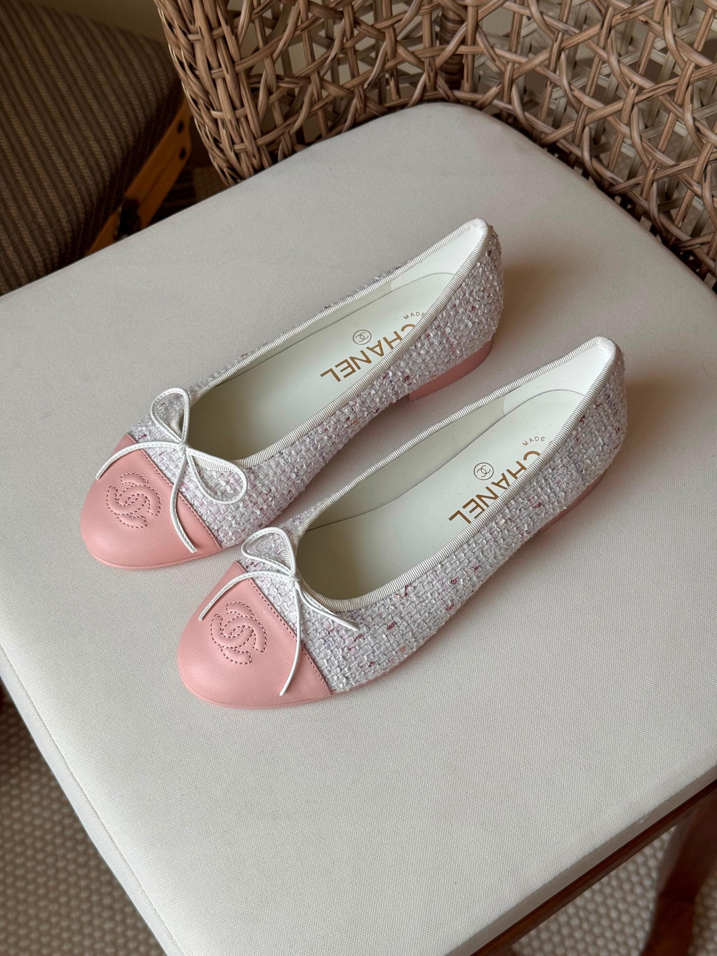 Chanel CC Cap-Toe Ballet Flats| Master Brand