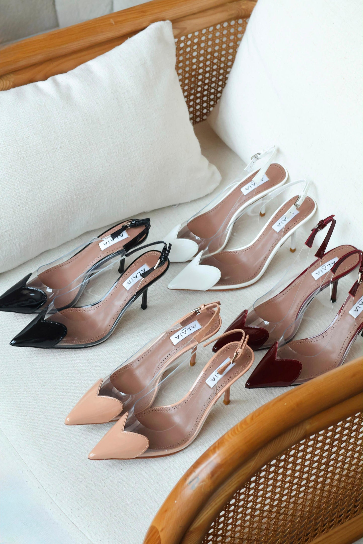 ALAIA COEUR 55 PATENT HEELE|MASTERBRAND