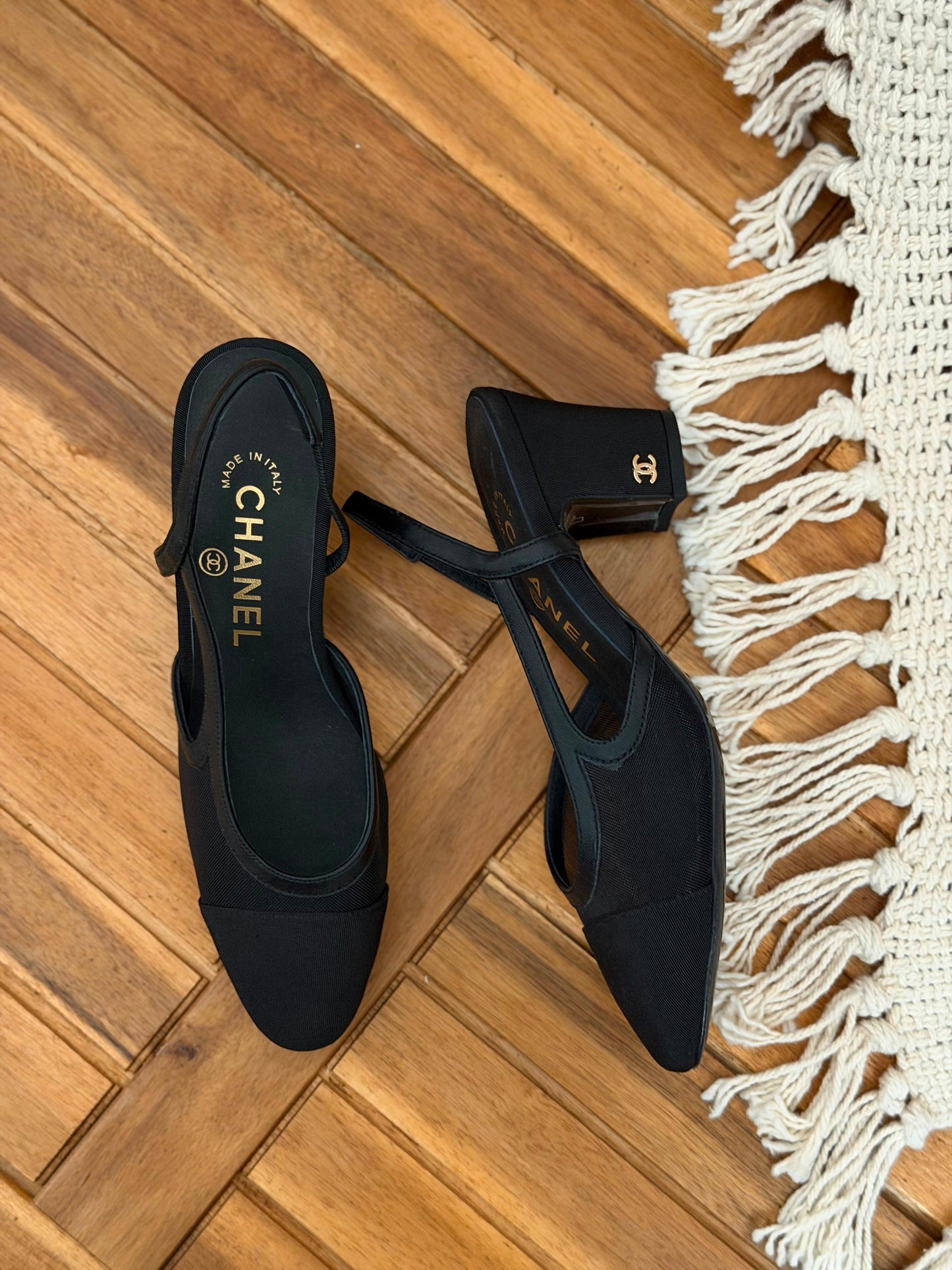 Chanel Slingback Goatskin Pumps Shoe|Master Brand