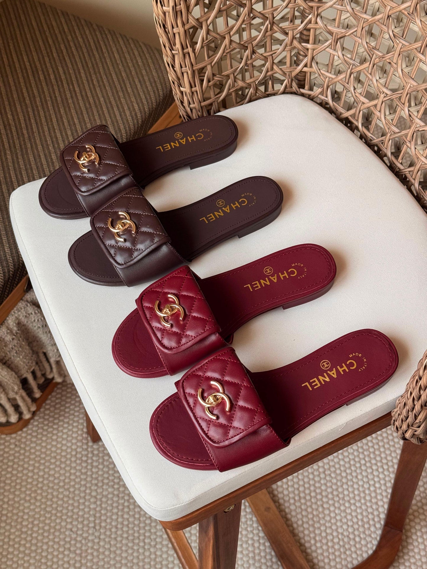Chanel Elegant Flat Sandals|MasterBrand