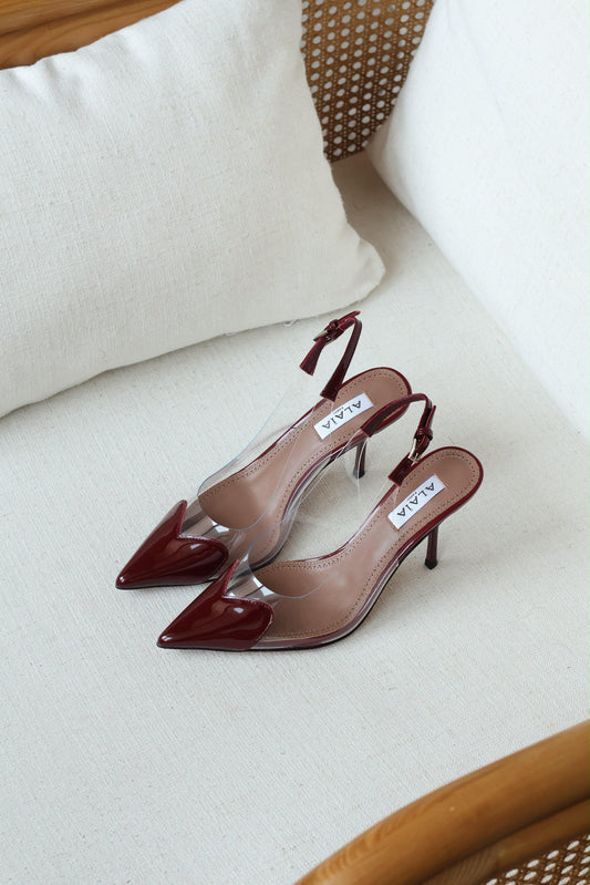 ALAIA COEUR 55 PATENT HEELE|MASTERBRAND