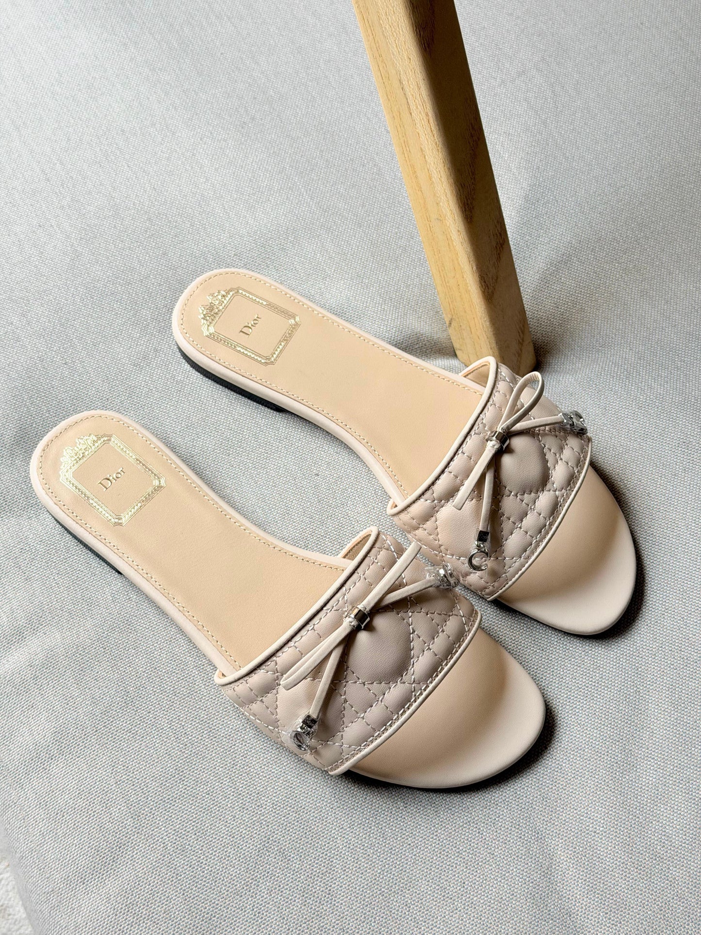 Dior Lambskin Slide Sandals|MasterBrand