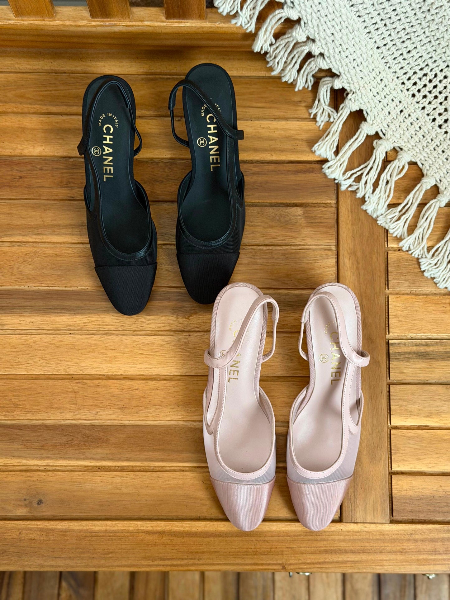 Chanel Slingback Goatskin Pumps Shoe|Master Brand