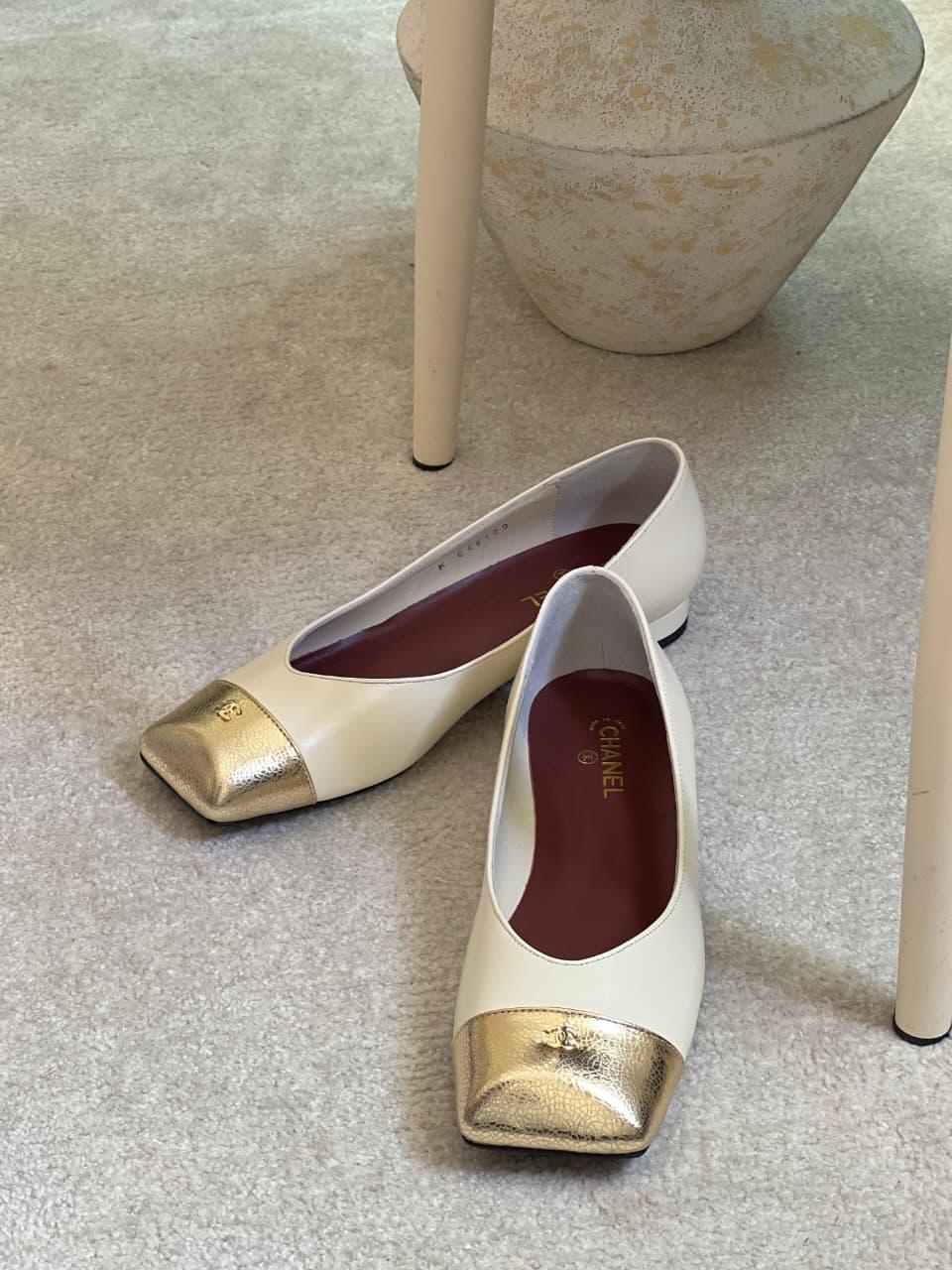 chanel slingback flat