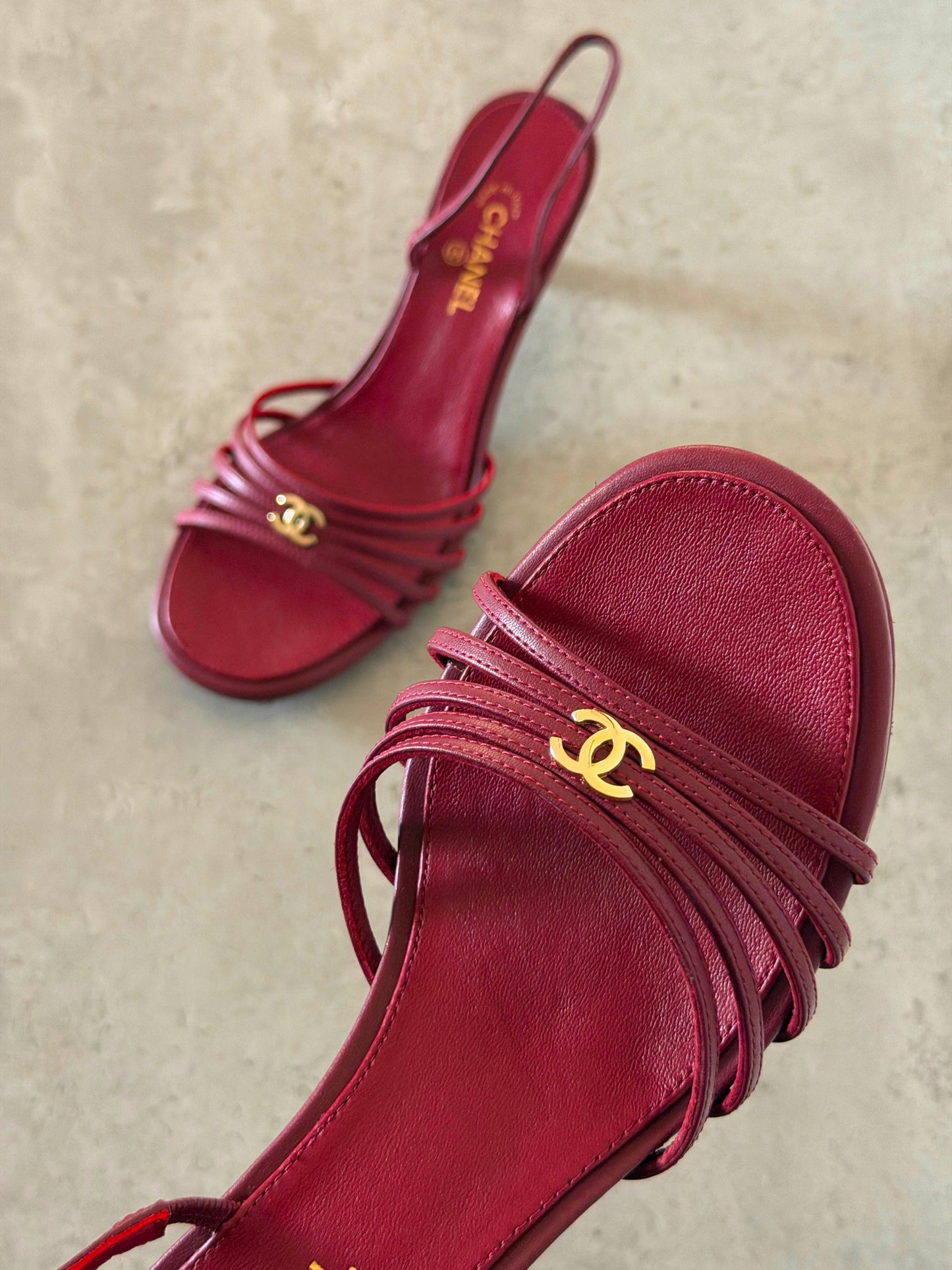 Chanel Metiers D'Art Multi-Scrap Strappy Sandals|MasterBrand