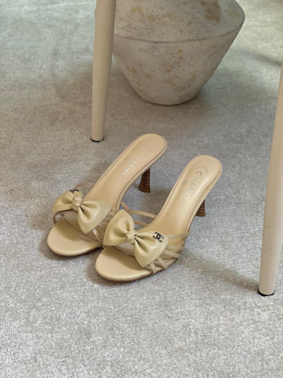 chanel bow sandals (Copy)