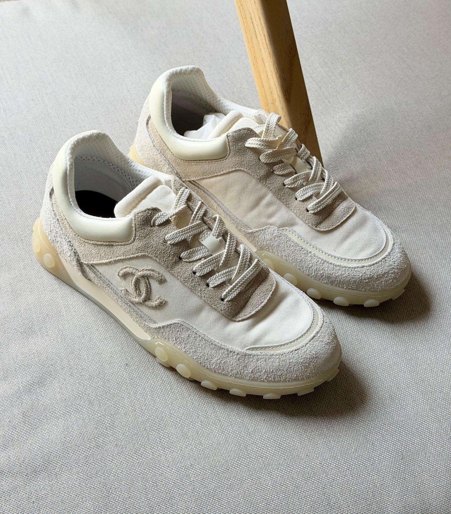 Chanel CC Logo Sneakers