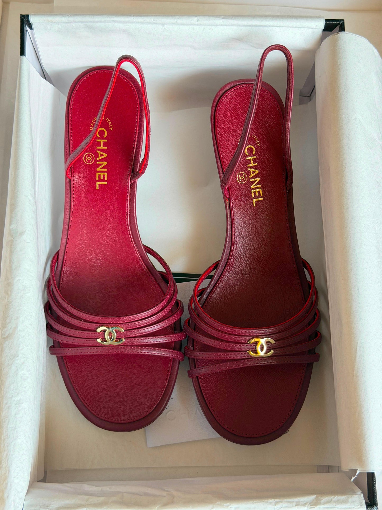 Chanel Metiers D'Art Multi-Scrap Strappy Sandals|MasterBrand
