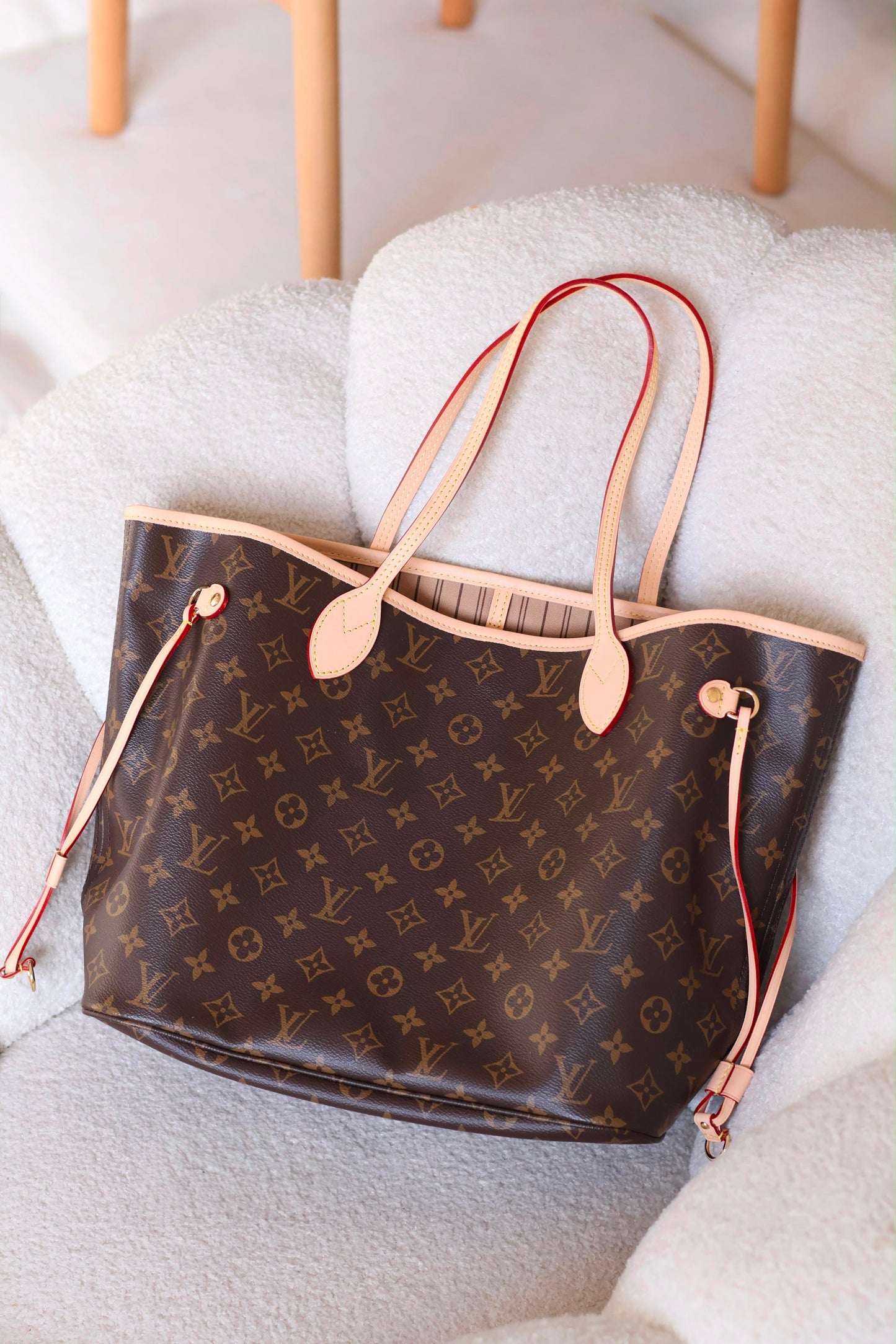 Damier Ebene Louis Vuitton Neverfull Bag|Master Brand