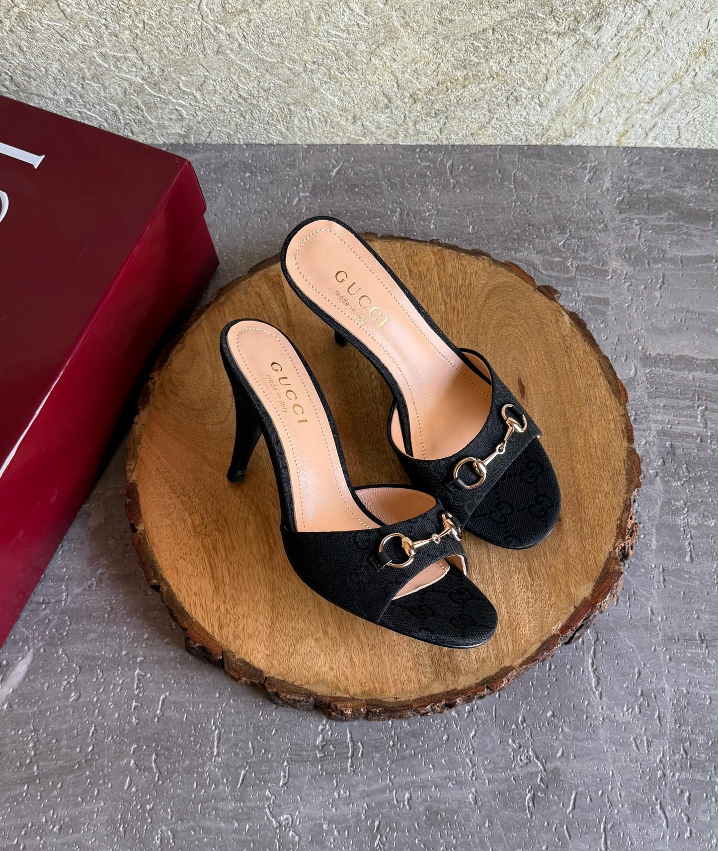 Gucci GG canvas Heels|Master Brand